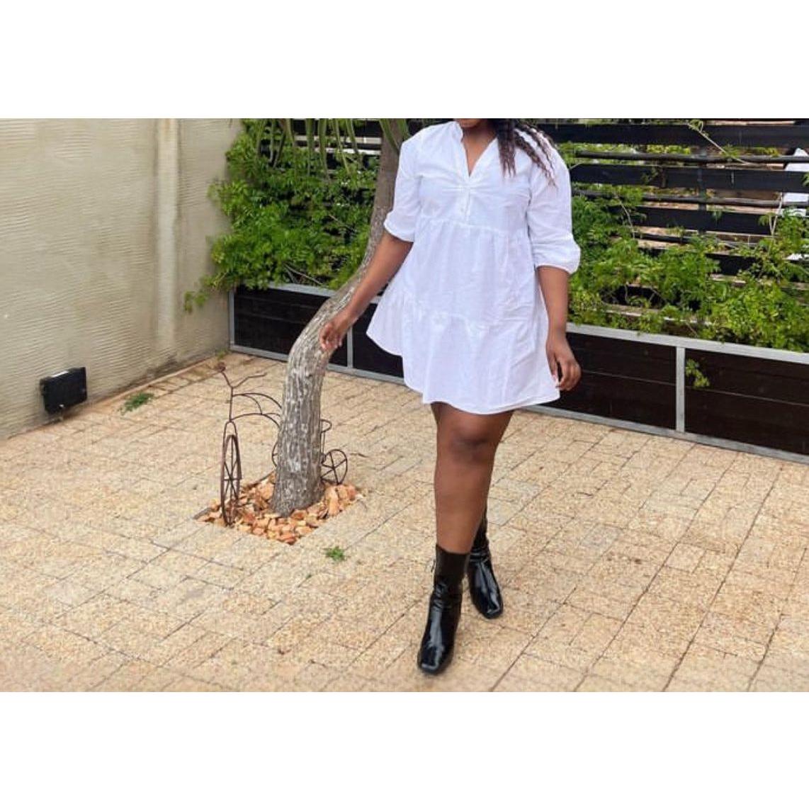 Oversized Vintage Mini Dress.