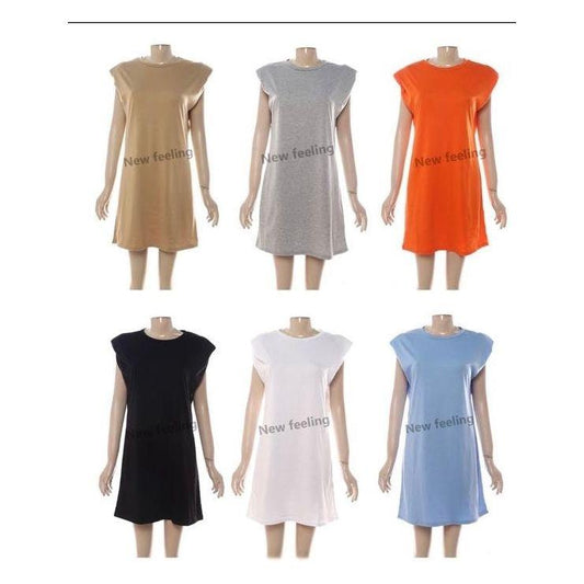 Turtle Extended Shoulder Shirt Dress.