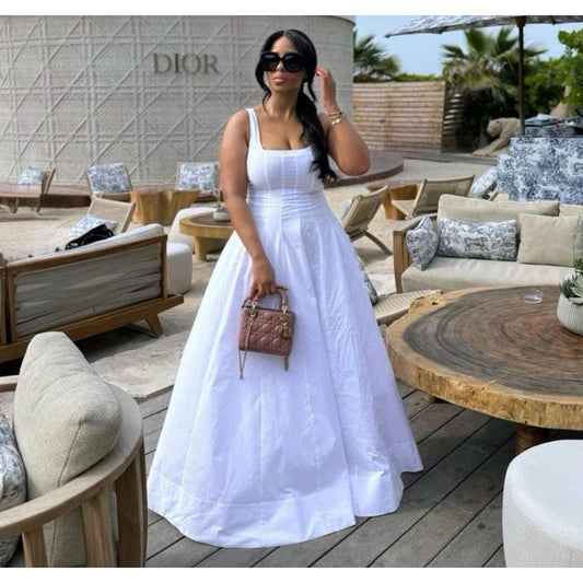 Sleeveless Formal Maxi Dress.