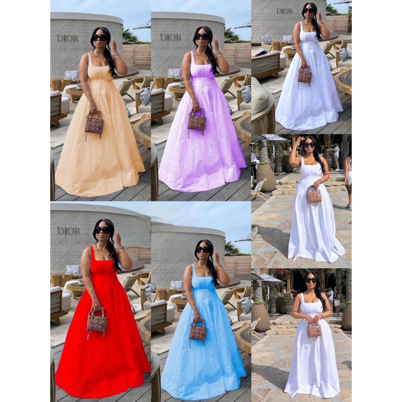 Sleeveless Formal Maxi Dress.