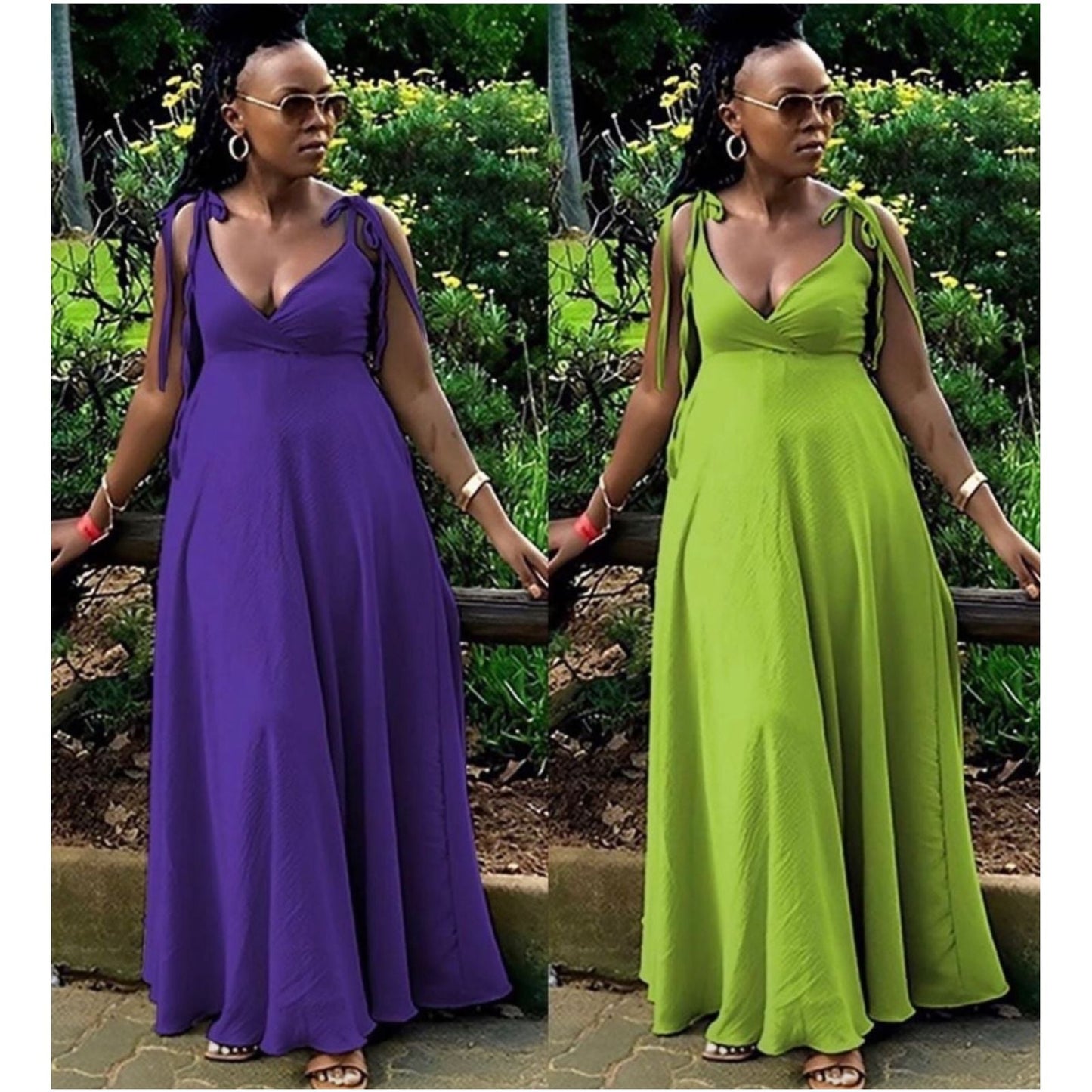 Satin Long Prom Unique Sleeveless Dress.