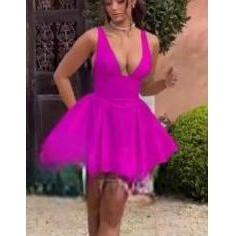 Short Cute Cocktail A-Line Mini Dress