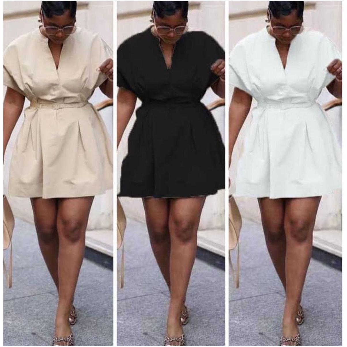 Summer Temperament Short Dress