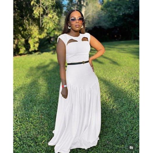 Sleeveless Corset Maxi Sexy Dress