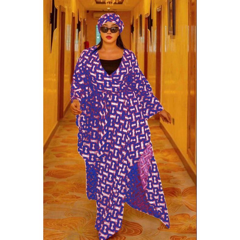 Dashiki Caftan Bubu Sexy Maxi Dress