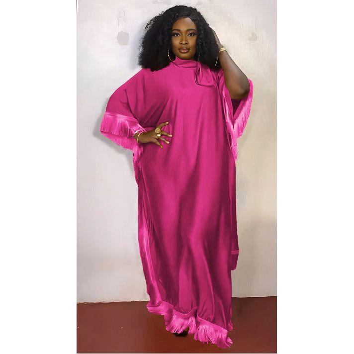 Dashiki Robe Abaya Patchwork Maxi Dress