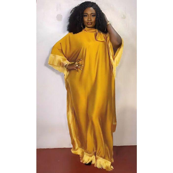 Dashiki Robe Abaya Patchwork Maxi Dress