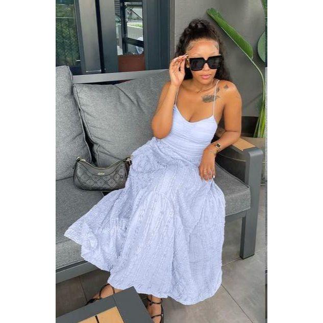 Sleeveless Square Neck Formal Sexy Maxi Dress