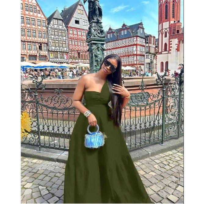 Women's Long Evening After-Party Wedding Dress