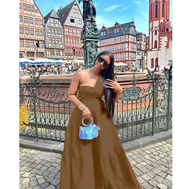 Women's Long Evening After-Party Wedding Dress