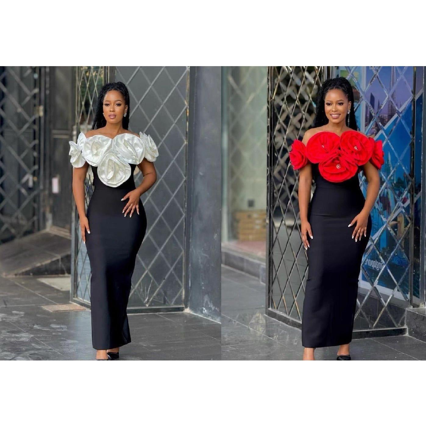 Elegant Off The Shoulder Cocktail Dress