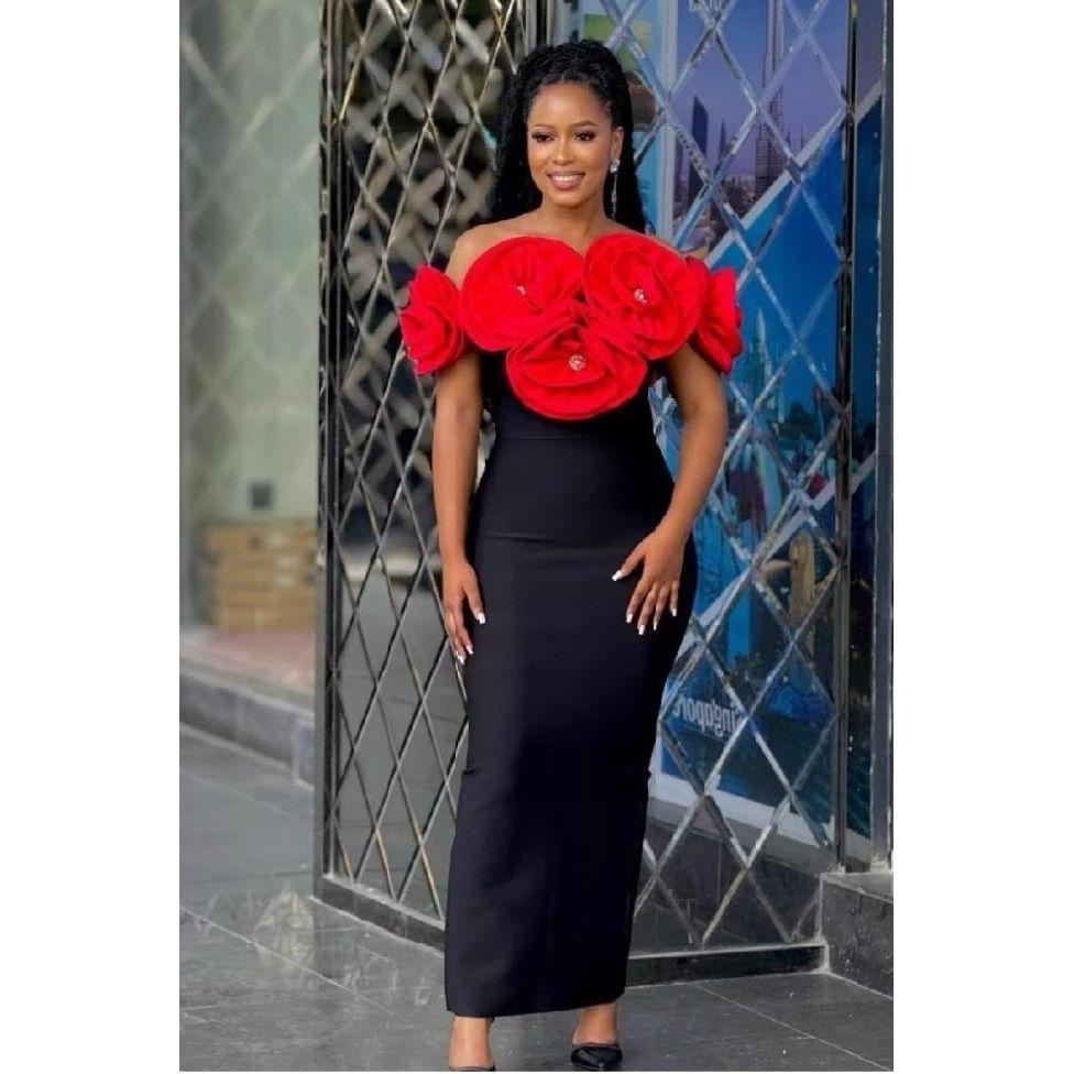 Elegant Off The Shoulder Cocktail Dress