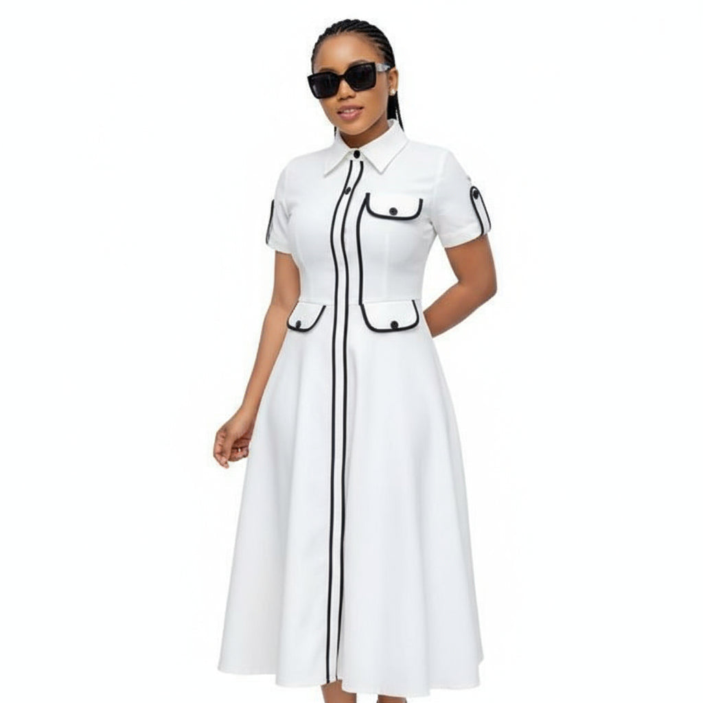 Short Sleeve Sexy Perspective Formal  High Quality Maxi Dress