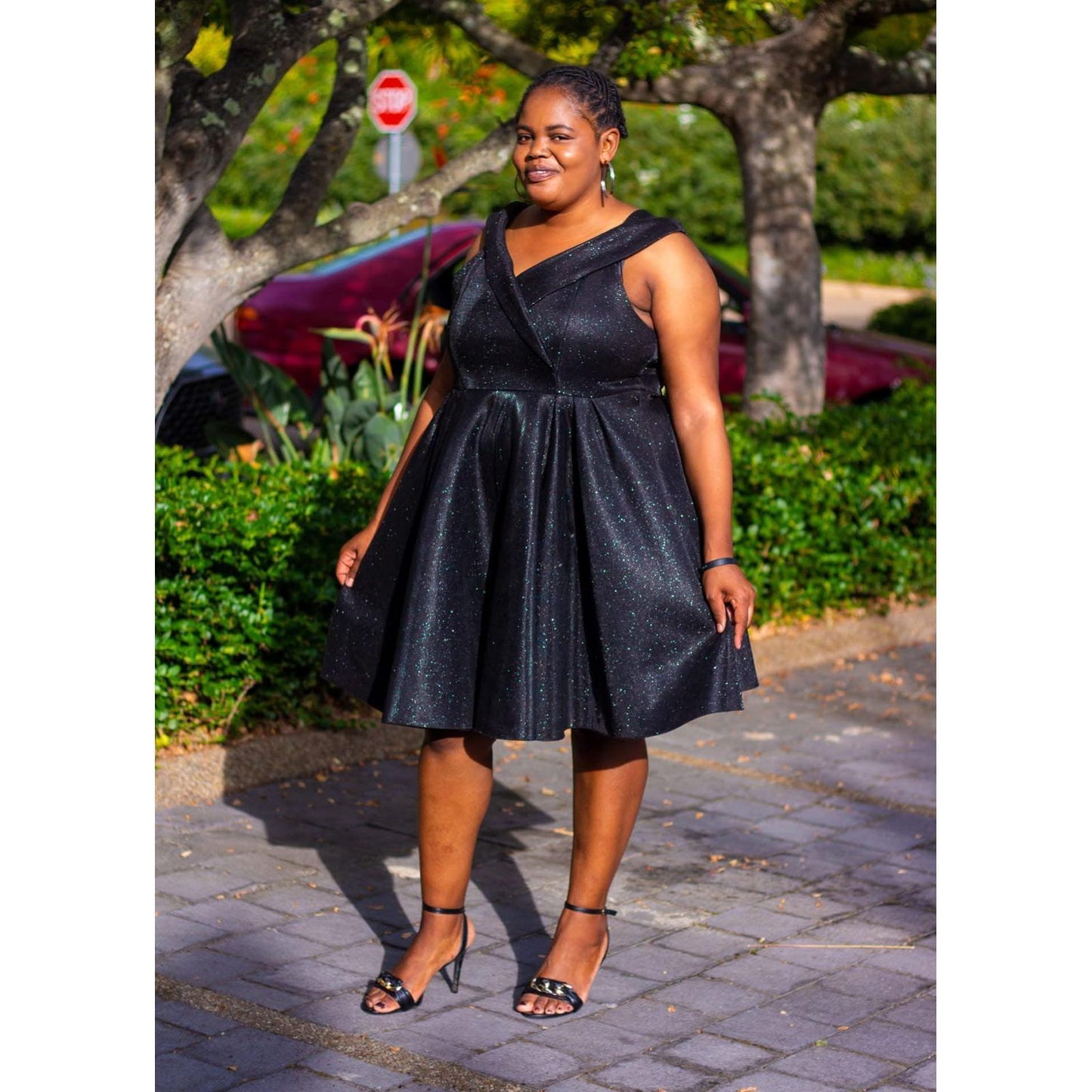 Off-Shoulder Shimmer wedding Dress