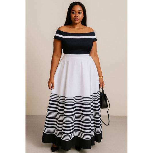 Off Shoulder Xhosa Dress