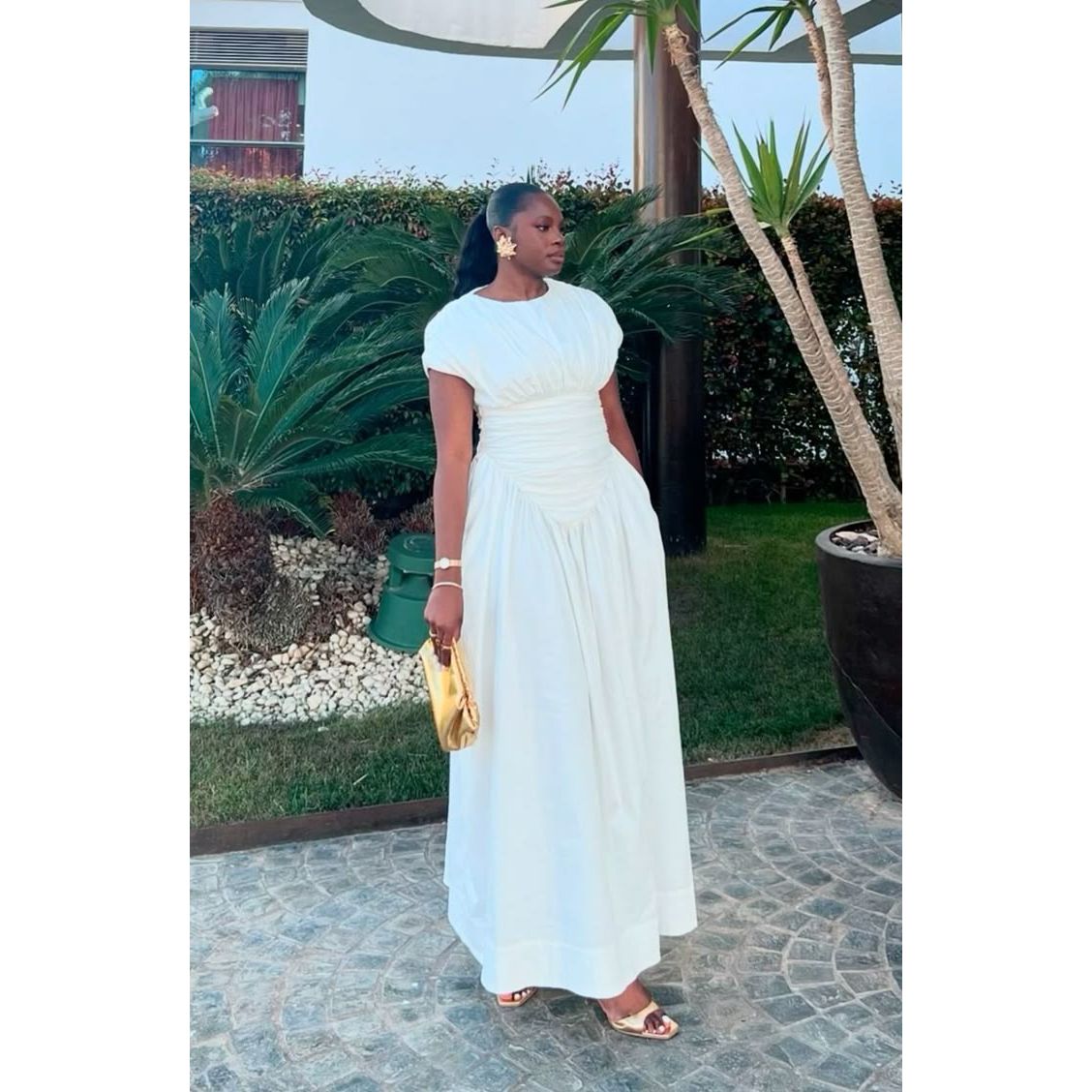 Plus Size Sleeveless Vintage Maxi Dress