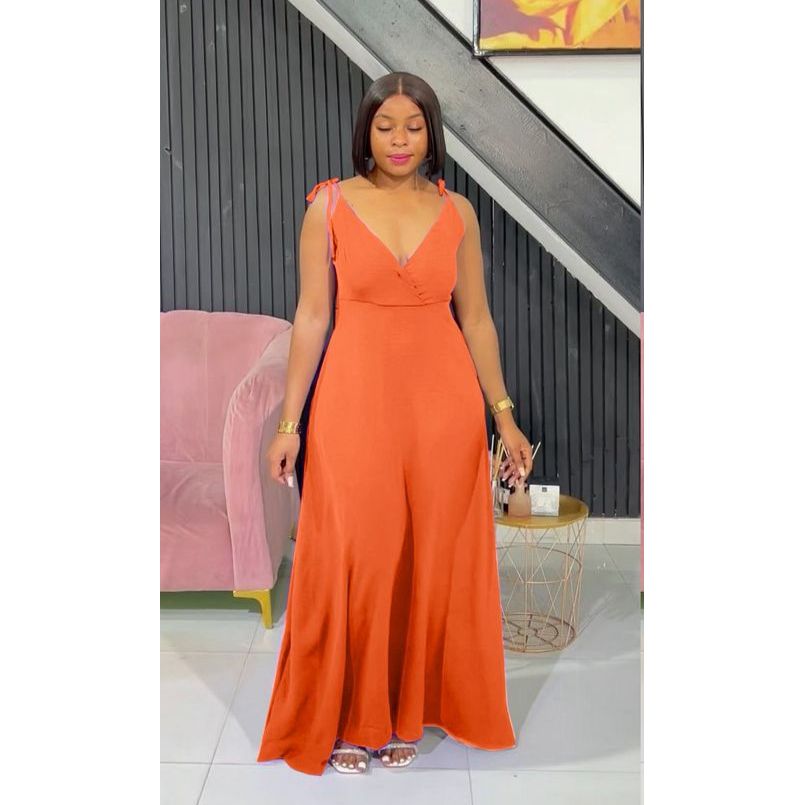 Satin Long Prom Unique Pleat Sleeveless Dress.