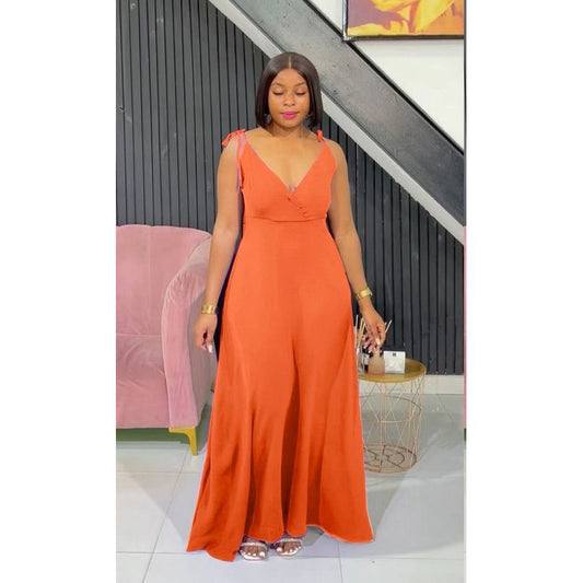 Satin Long Prom Unique Pleat Sleeveless Dress.