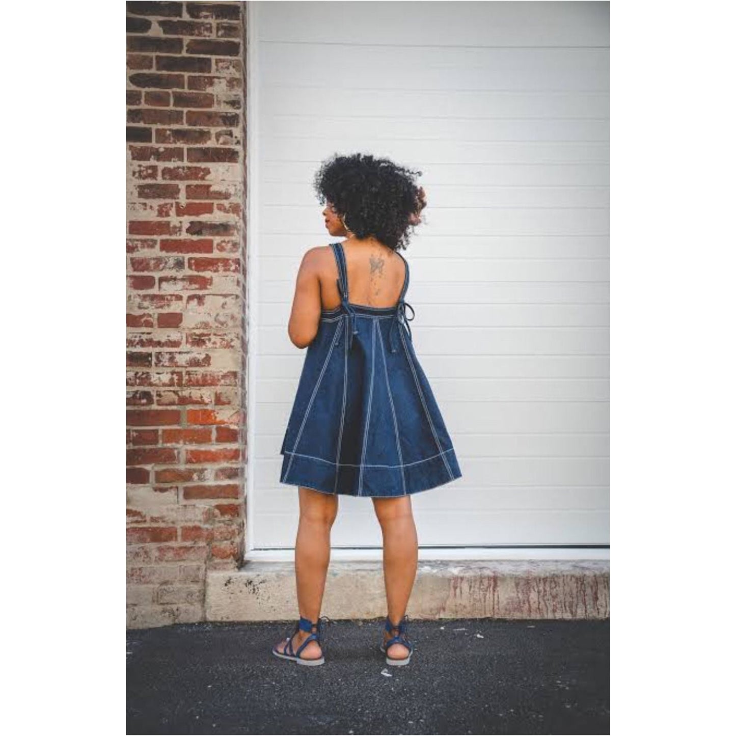 Tank Denim Mini Dress.
