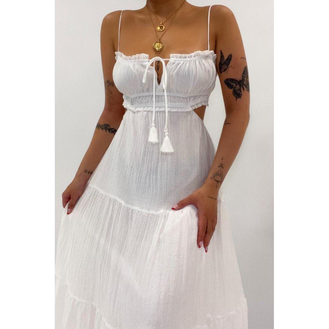 Sleeveless Backless Dress