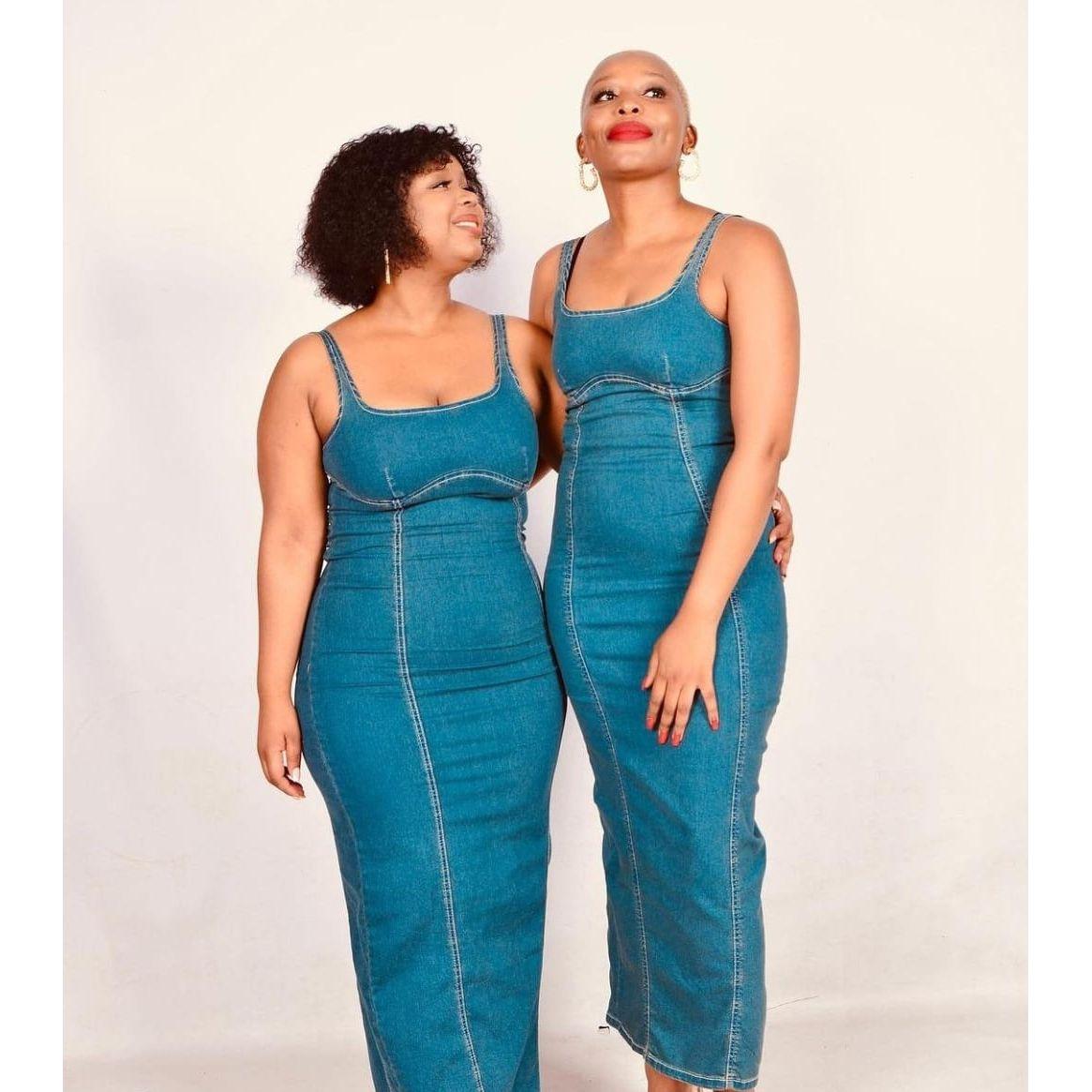 Sleeveless Denim Dress