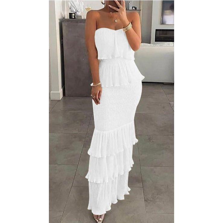 Off Shoulder Patchwork Dress