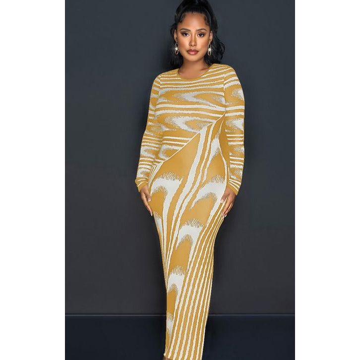 Vintage Long Sleeve Dress