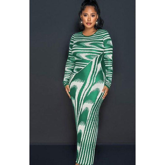 Vintage Long Sleeve Dress