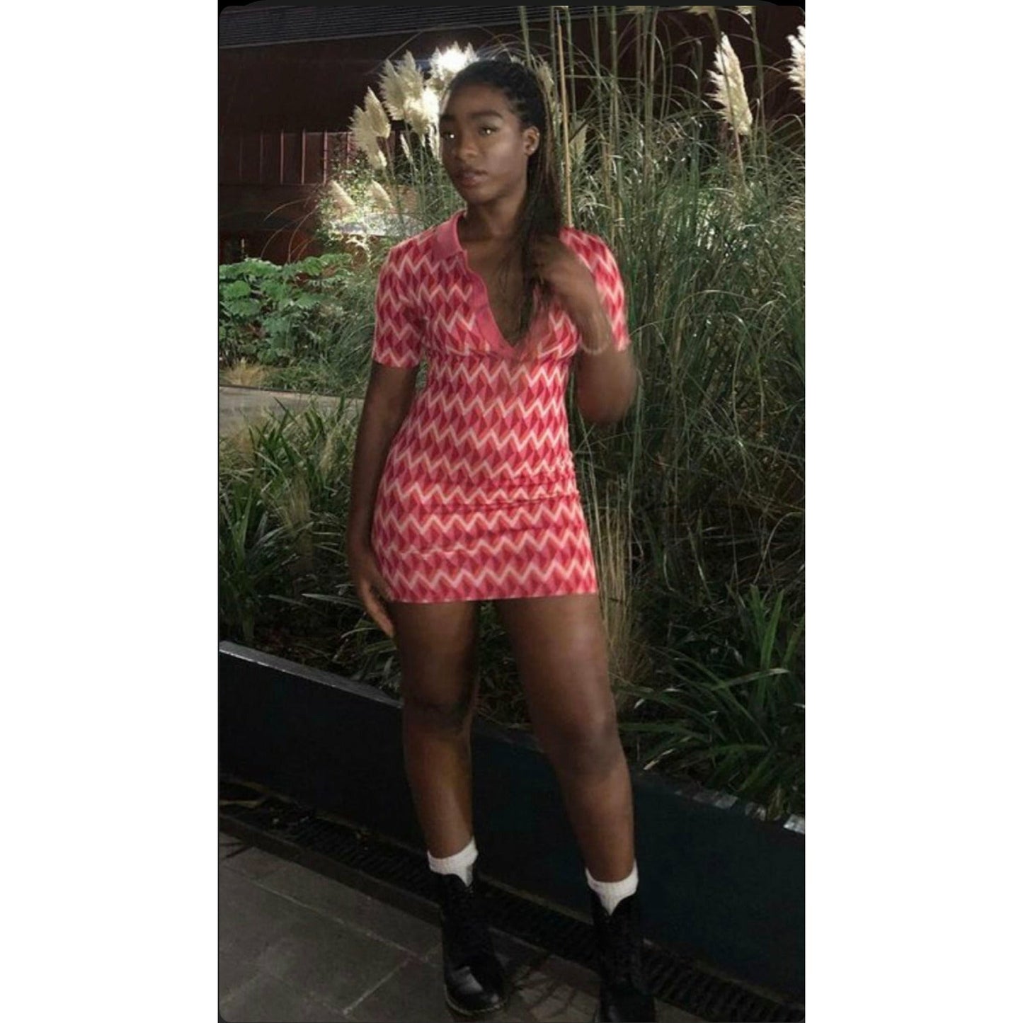 Print Midi Golf Dress