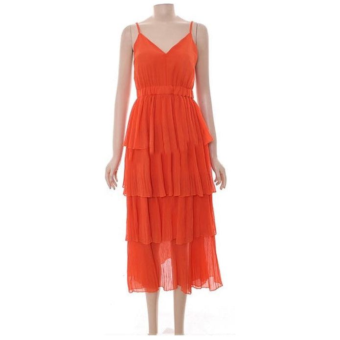 Ruffle Beach Summer Dress