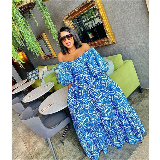 Off Shoulder Floral Dress