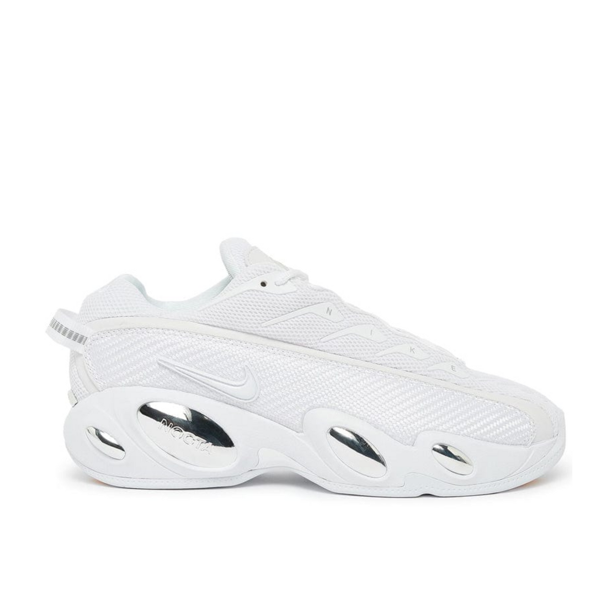 NIKE NOCTA GLIDE DRAKE WHITE CHROME – AMX