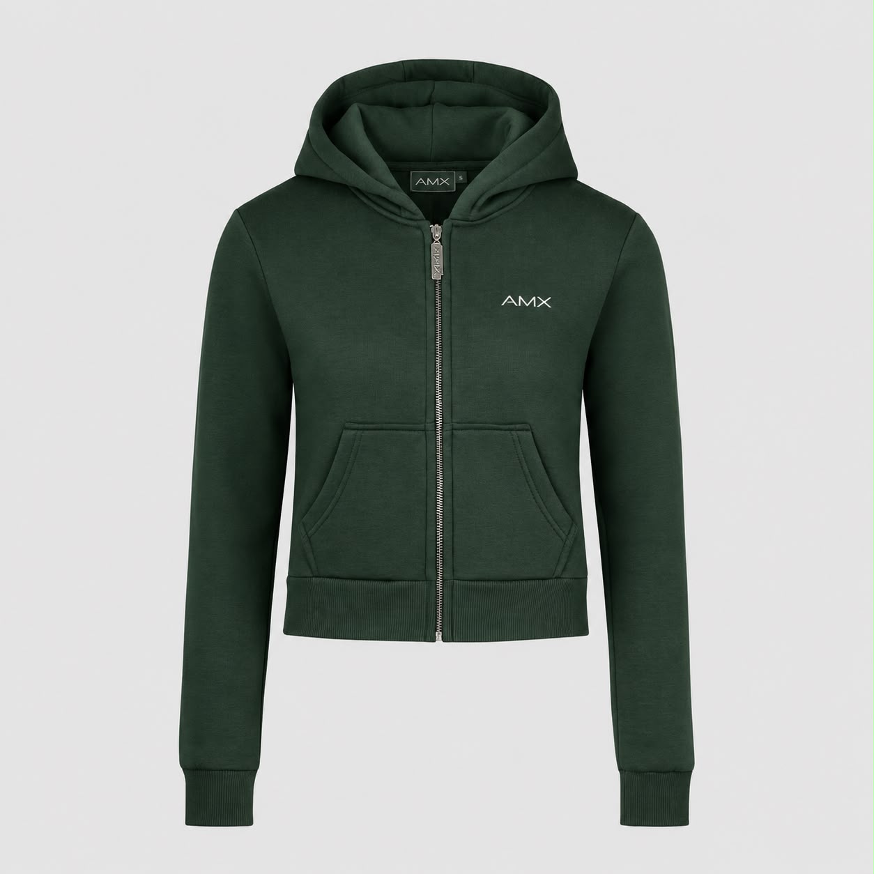 AMX Forest Women’s Cropped Zip Hoodie