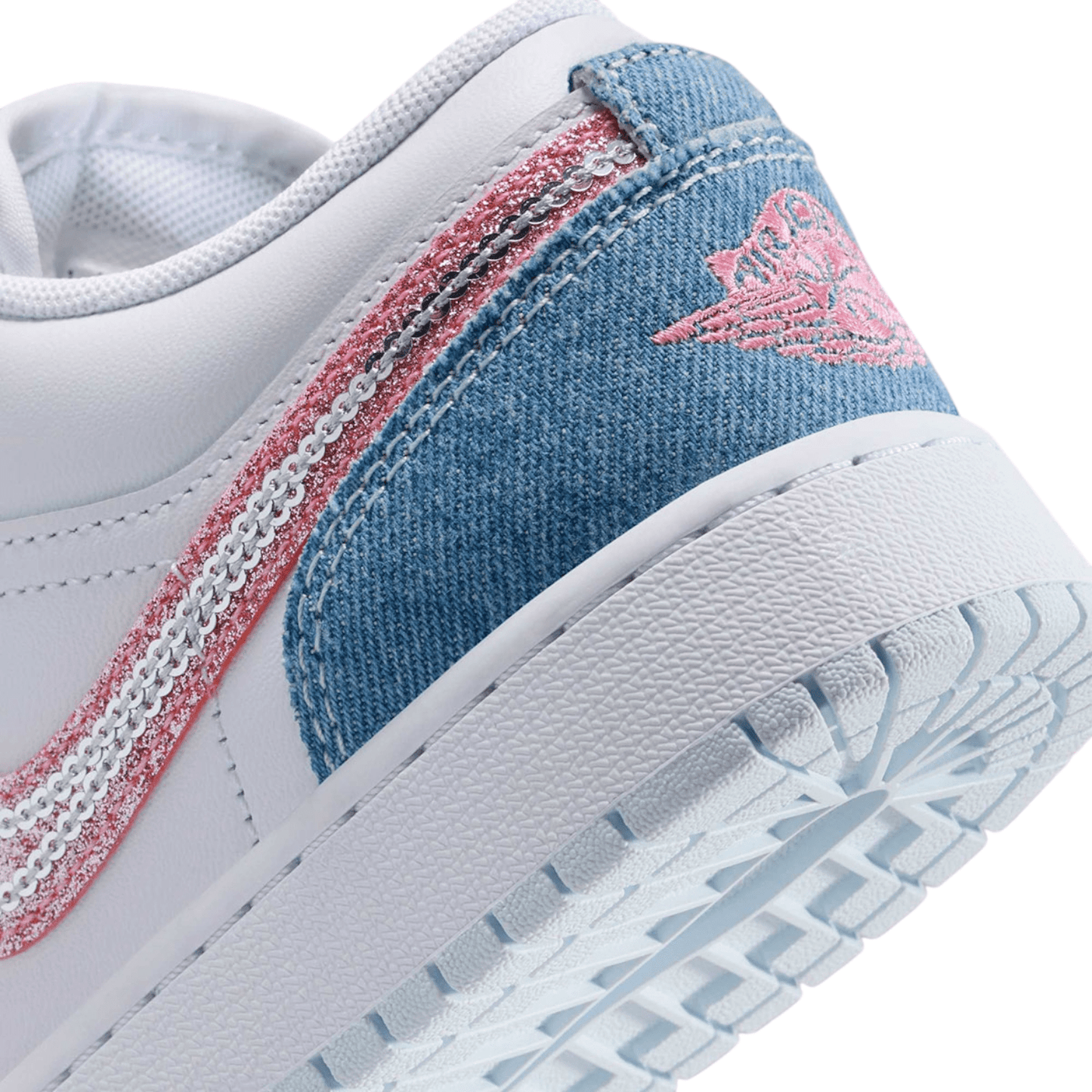 Air Jordan 1 Low Denim – White / Blue / Pink