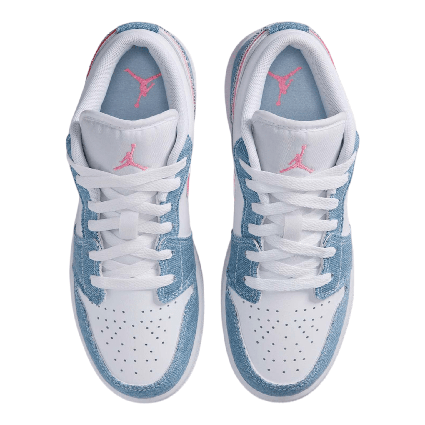 Air Jordan 1 Low Denim – White / Blue / Pink