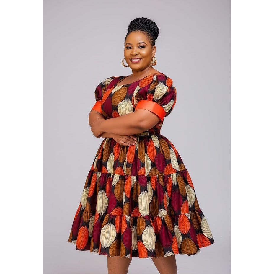 Sexy Round Neck Midi Dress